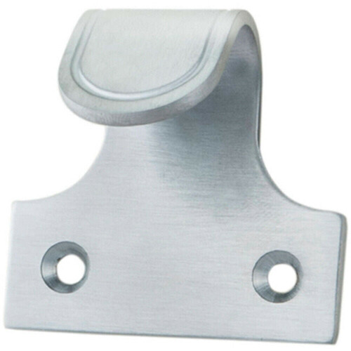 Loops Sash Window Lift Handle 53 x 52mm 33mm Fixing Centres Satin Chrome