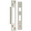 Loops Forend Strike and Fixing Pack Suitable for Sashlocks Satin Stainless Steel 1