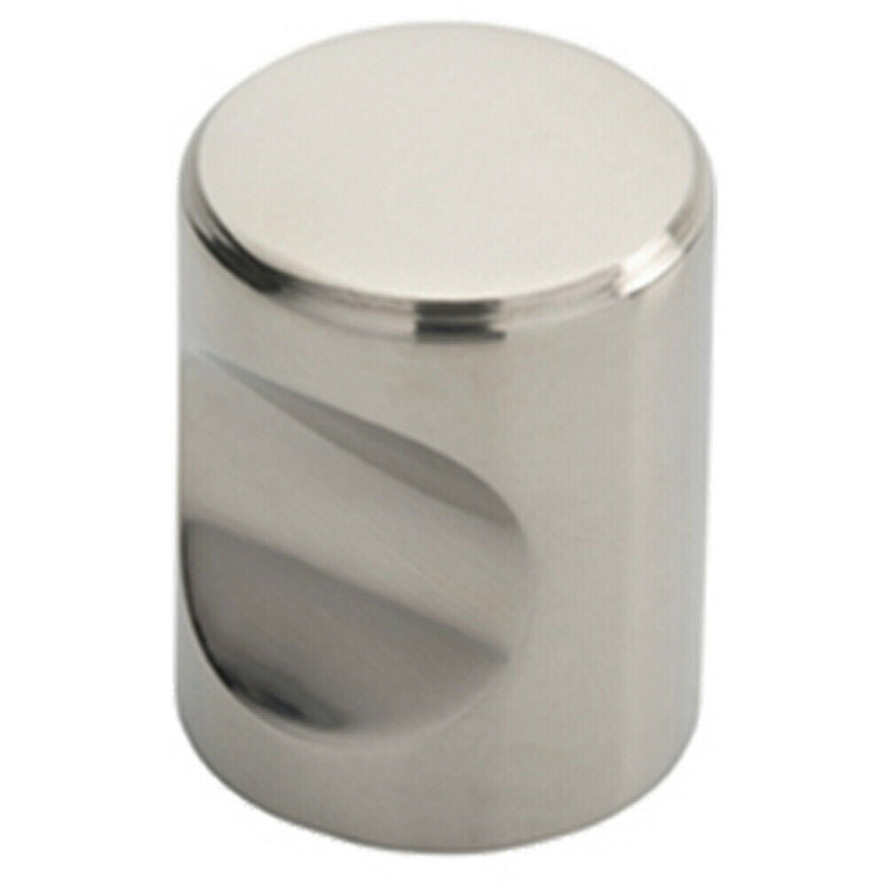 Loops Cylindrical Cupboard Door Knob 20Mm Diameter Polished Stainless Steel Handle