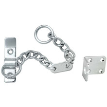 Heavy Duty Door Security Chain 195.5mm Length Satin Chrome Door Restrictor