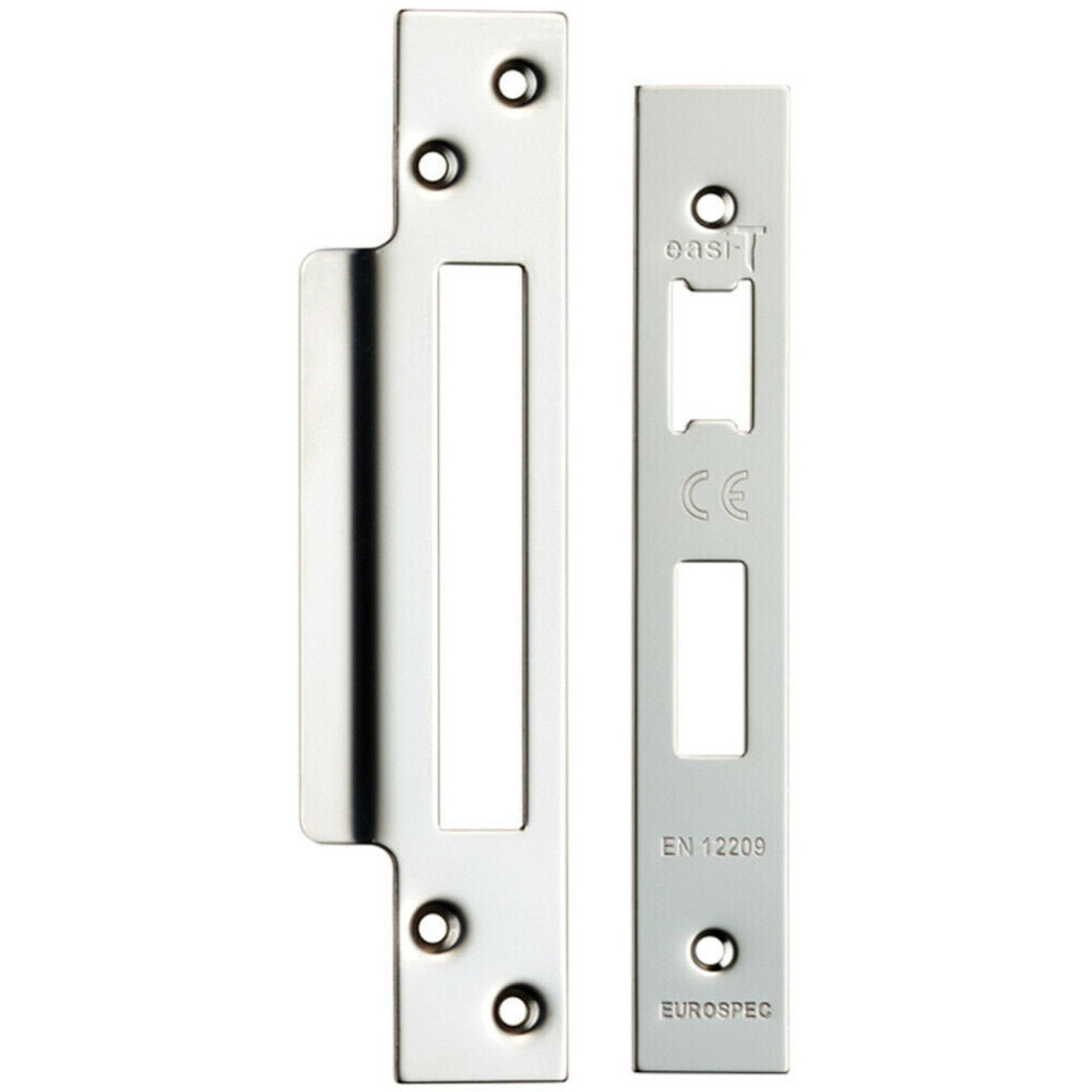 Loops Forend Strike And Fixing Pack Suitable For Sashlocks Bright Stainless Steel