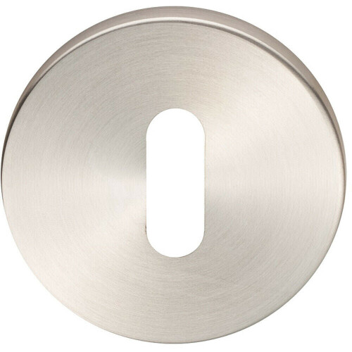 Loops 52mm Standard Lock Profile Open Slim Escutcheon Concealed Fix Satin Steel