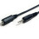 Loops 1m 3.5mm 4 Pole AUX Jack Plug to Female Socket Extension Cable iPhone Headphone 1