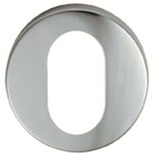 Loops 52mm Oval Profile Open Escutcheon 8mm Depth Concealed Fix Satin Aluminium