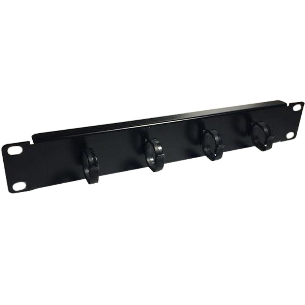 11.5" 1U Mini Cable Management Patch Panel Bar Loop Module Cabinet Rack Tidy AT