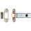 Loops 76mm Contract Standard Tubular Latch Rounded Strike/Forend Nickel Plated 2