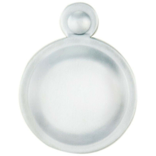Loops 31mm Lock Profile Covered Escutcheon 17.5mm Fixing Centres Satin Chrome