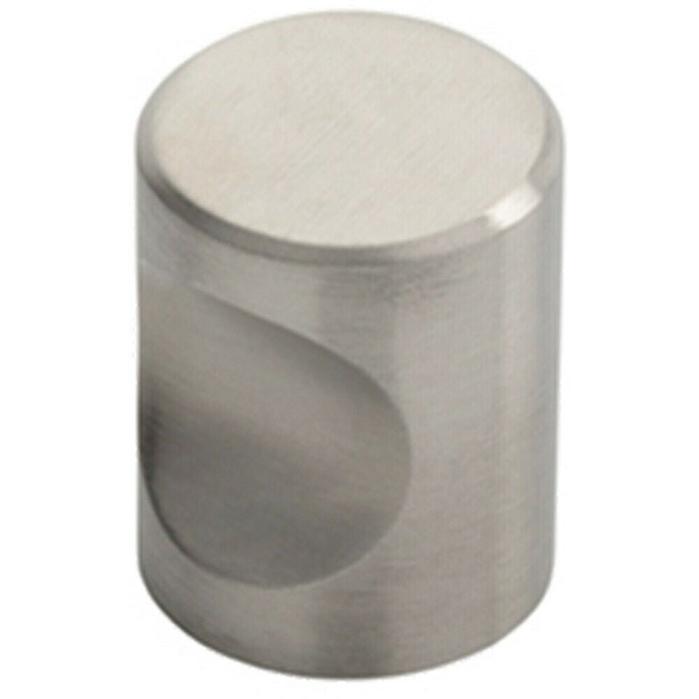 Loops Cylindrical Cupboard Door Knob 20Mm Diameter Stainless Steel Cabinet Handle
