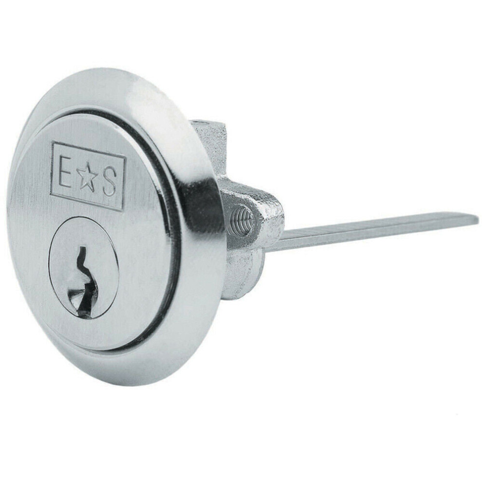 Standard Rim Cylinder Door Lock Keyed to Differ 5 Pin Nickel Plated