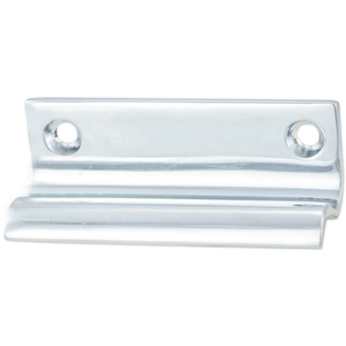 Loops Sash Window Lift Handle 62 x 20mm 47mm Fixing Centres Polished Chrome