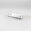 Loops Sash Window Lift Handle 62 x 20mm 47mm Fixing Centres Satin Chrome 1