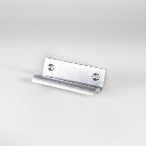 Loops Sash Window Lift Handle 62 x 20mm 47mm Fixing Centres Satin Chrome