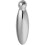 Loops Pear Drop Shaped Lock Profile Escutcheon 60 x 18mm Polished Chrome Lock Cover 1