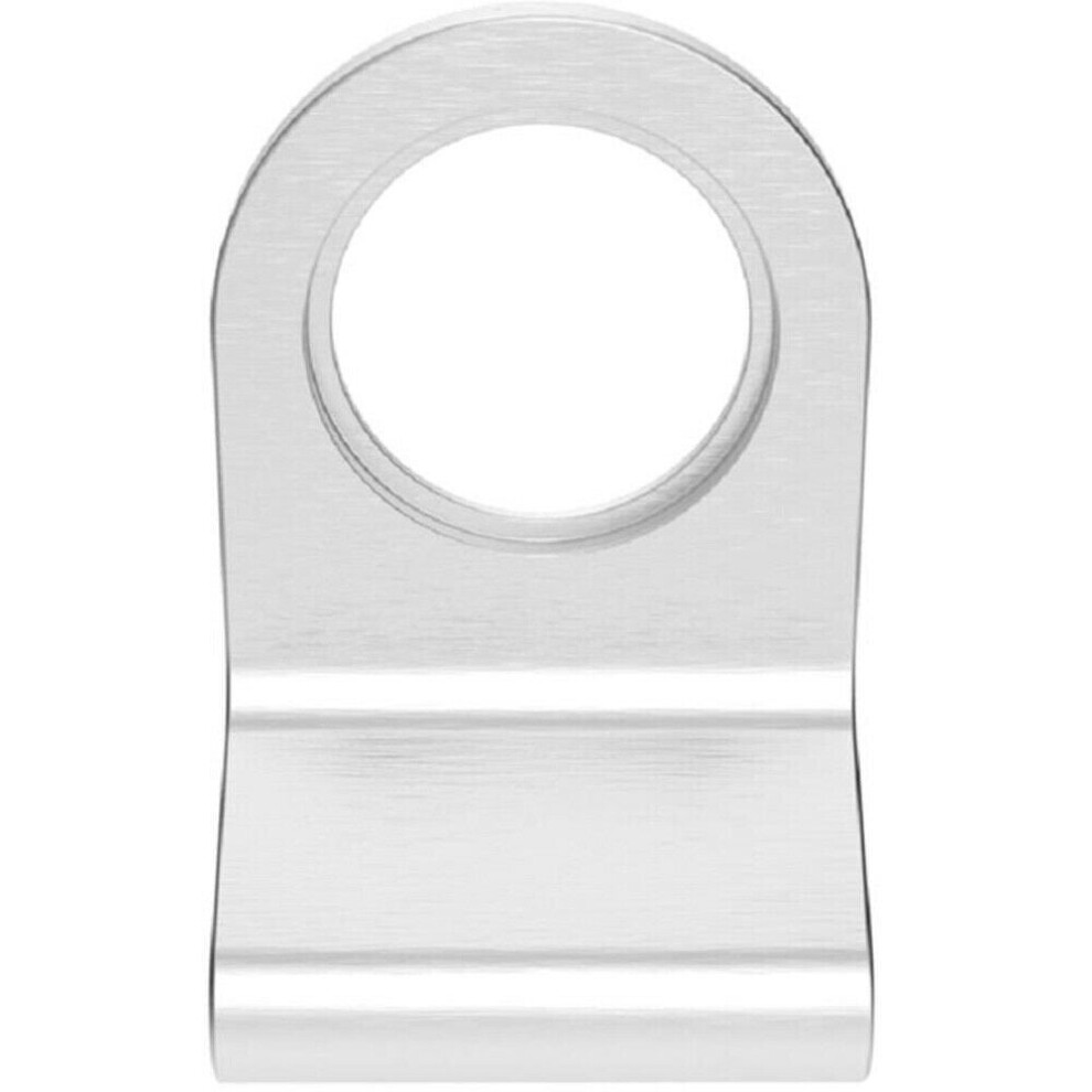 Cylinder Latch Pull Night Latch Door Handle 72 x 48mm Satin Chrome