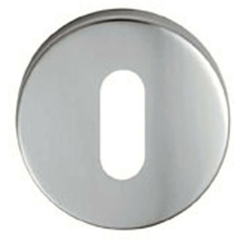Loops 52mm Lock Profile Open Escutcheon 8mm Depth Concealed Fix Satin Aluminium