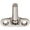 Loops Flush Fitting Cranked Window Casement Pin 25mm Fixing Centres Polished Chrome 1