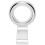 Loops Large Cylinder Latch Pull Night Latch Handle 76 x 45mm Satin Chrome 1