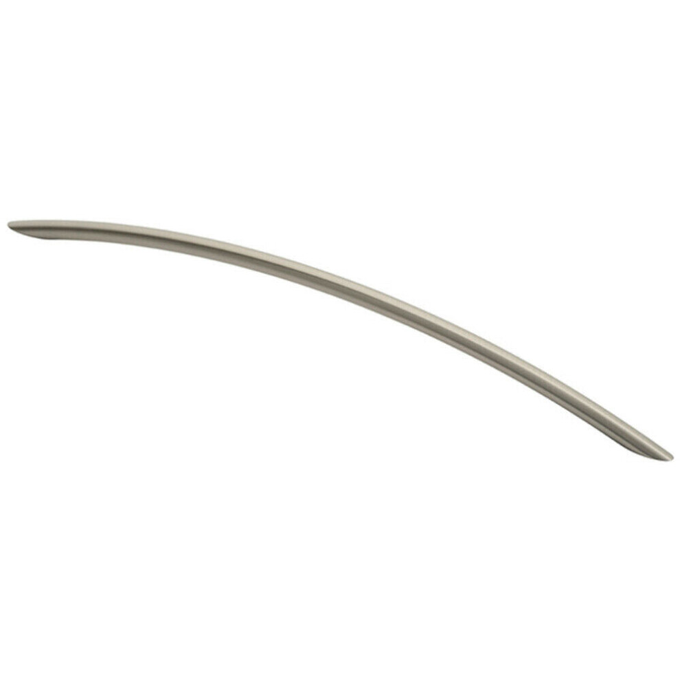 Curved Bow Cabinet Pull Handle 372 x 10mm 320mm Fixing Centres Satin Nickel-image-OPC-P8WJQJD-NEW