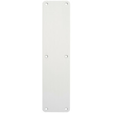Plain Door Finger Plate 350 x 75mm Satin Anodised Aluminium Push Plate