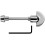 Loops Spare Slim Thumbturn Lock and Release Handle 67mm Spindle Polished Chrome 1