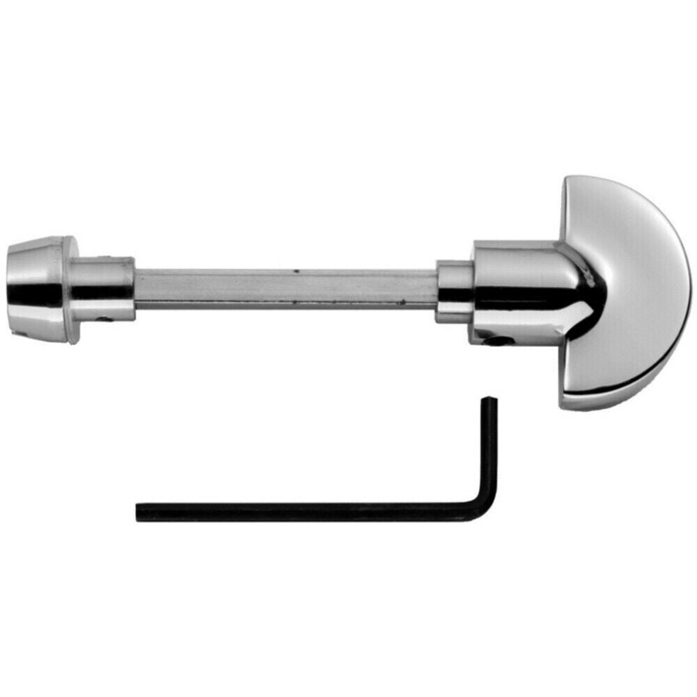 Spare Slim Thumbturn Lock and Release Handle 67mm Spindle Polished Chrome