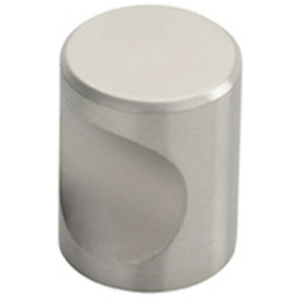Loops Cylindrical Cupboard Door Knob 16Mm Diameter Stainless Steel Cabinet Handle