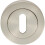 Loops 50mm Lock Profile Round Escutcheon 10mm Depth Concealed Fix Satin Nickel 1
