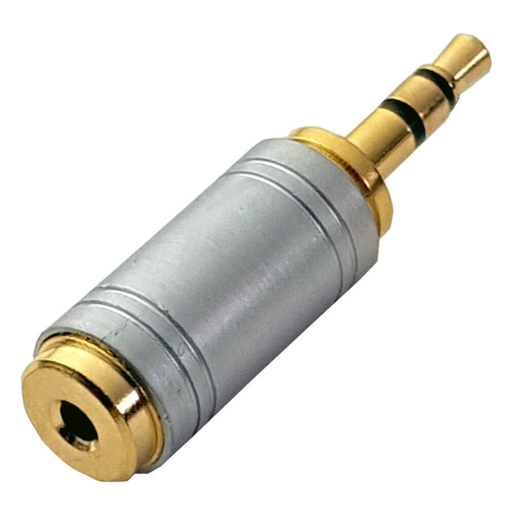 3.5Mm Aux Male To 2.5Mm Female Adapter Stereo Headphone Jack Plug Converter 5055538109843