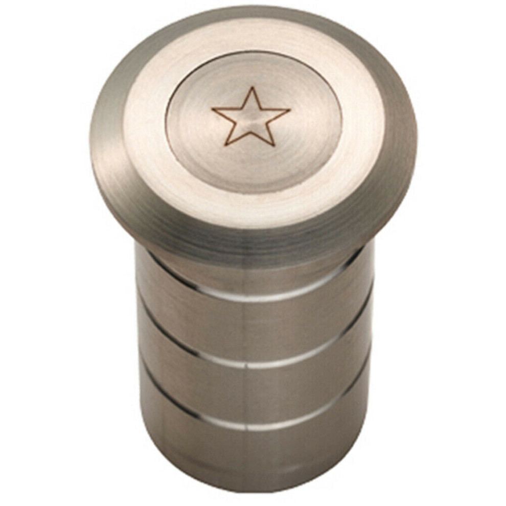 Dust Proof Socket for Flush Bolts 40mm Depth Satin Stainless Steel