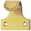 Loops Sash Window Lift Handle 53 x 52mm 33mm Fixing Centres Polished Brass 1