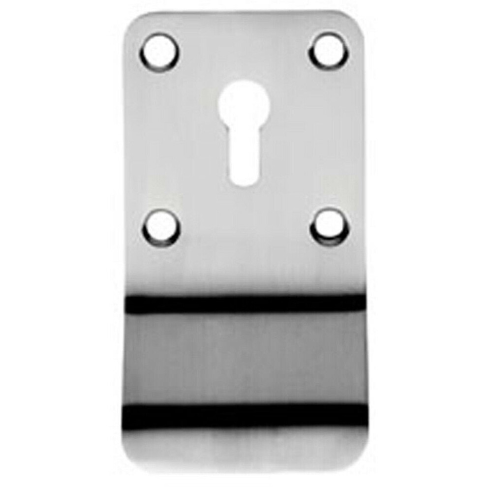 Lock Profile Cylinder Latch Pull External Door Handle Satin Stainless Steel