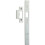 Loops Forend Strike & Fixing Pack Suitable for DIN Security Latch Bright Steel 1
