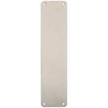 Plain Door Finger Plate 350 x 75mm Satin Stainless Steel Push Plate