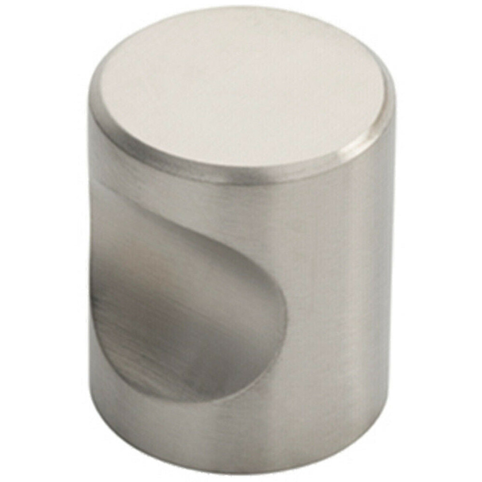 Loops Cylindrical Cupboard Door Knob 25Mm Diameter Stainless Steel Cabinet Handle
