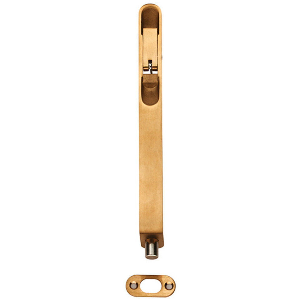 Loops 8 Inch Lever Action Flush Bolt Radius Forend 204 X 20Mm Satin Pvd