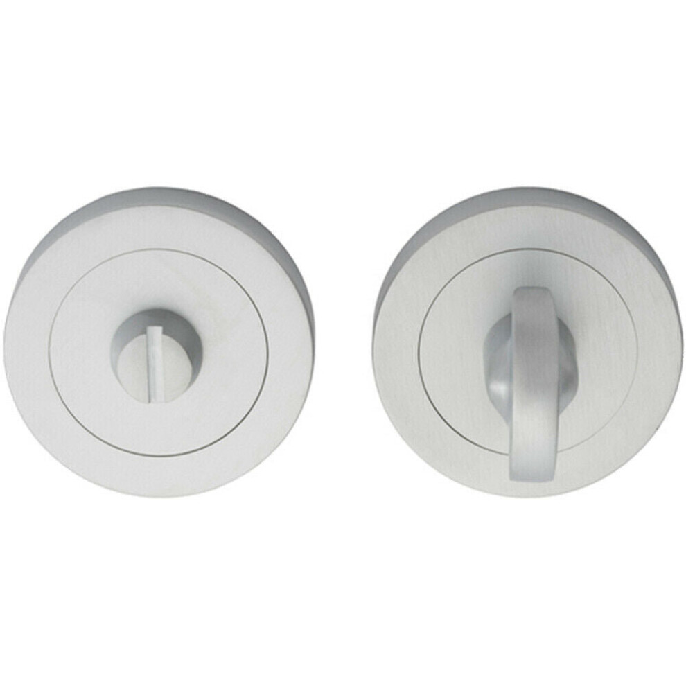 Thumbturn Lock And Release Handle Concealed Fix 80mm Spindle Satin Chrome