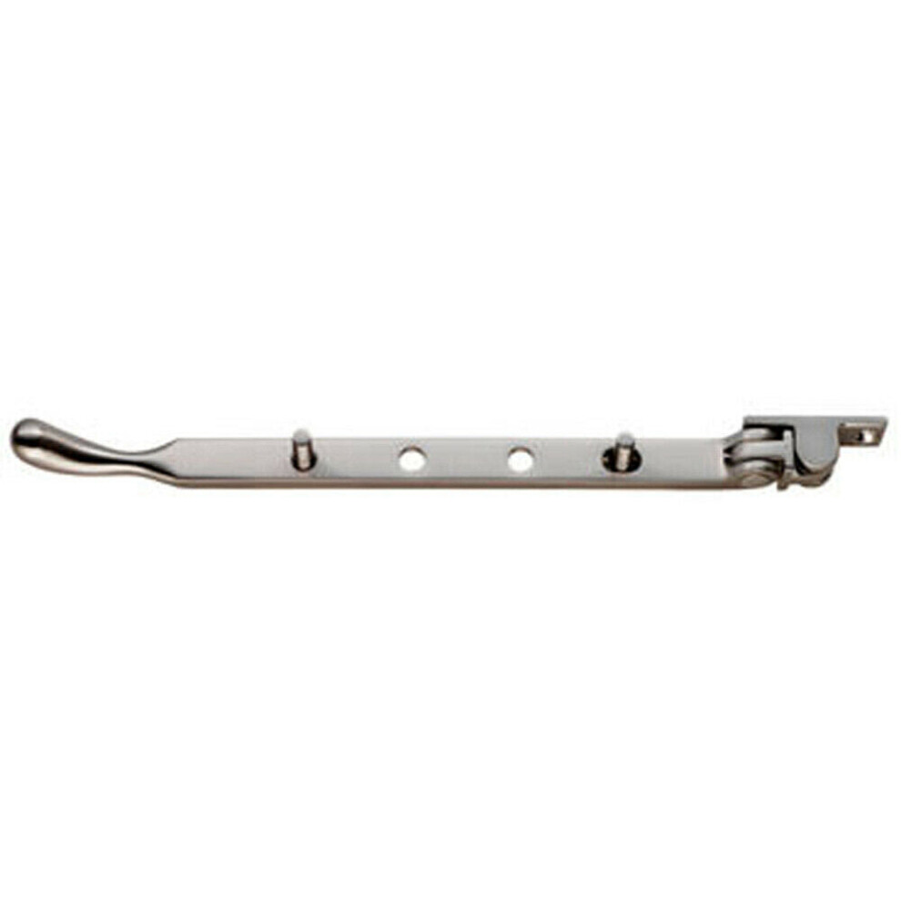 Bulb Ended Casement Window Stay 267 X 16Mm Satin Nickel Pear Drop Stay 5056492575330