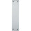 Loops Plain Victorian Door Finger Plate 298 x 73mm Polished Chrome Push Plate 1