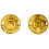 Loops Small Bathroom Thumbturn Lock And Release Handle 67mm Spindle Polished Brass 1