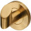 Loops Single Bathroom Robe Hook on Concealed Fix Rose 44.5mm Proj Satin PVD 1