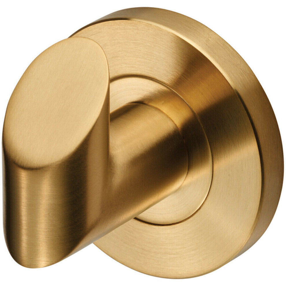 Loops Single Bathroom Robe Hook On Concealed Fix Rose 44.5Mm Proj Satin Pvd
