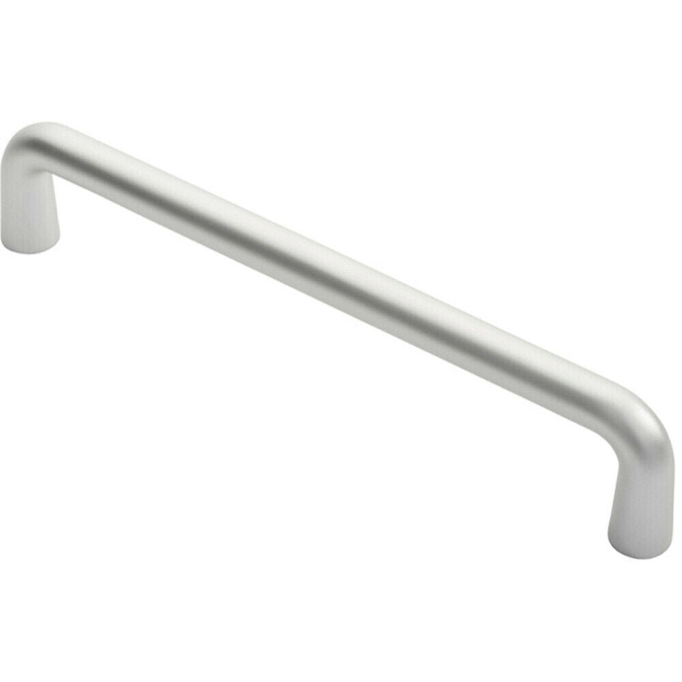 Loops Rounded D Shaped Bar Handle 450Mm X 22Mm Diameter Satin Anodised Aluminium