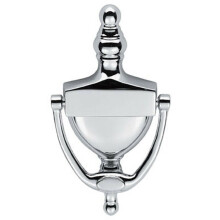 Large Urn Shaped Front Door Knocker 97mm Fixing Centres Polished Chrome