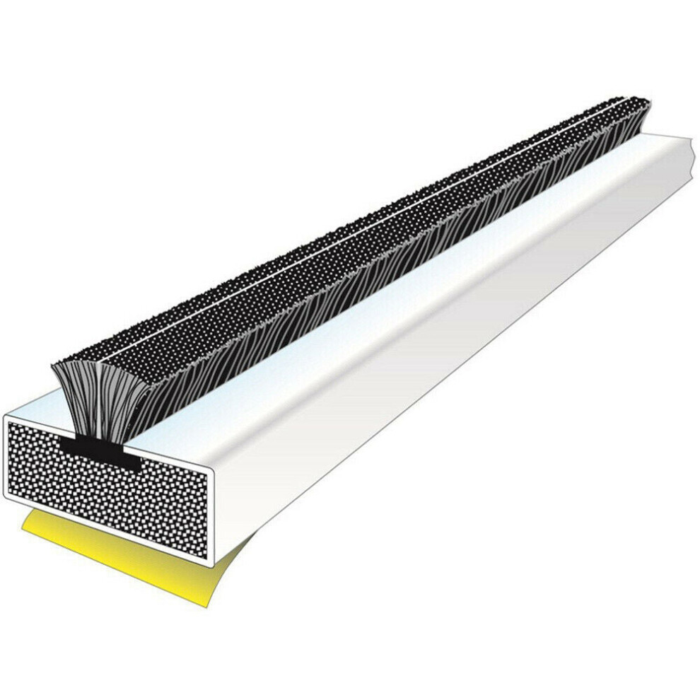5 Pack Intumesecnt Fire And Smoke Adhesive Door Seal 1050 X 10 X 4Mm White 5056492573831