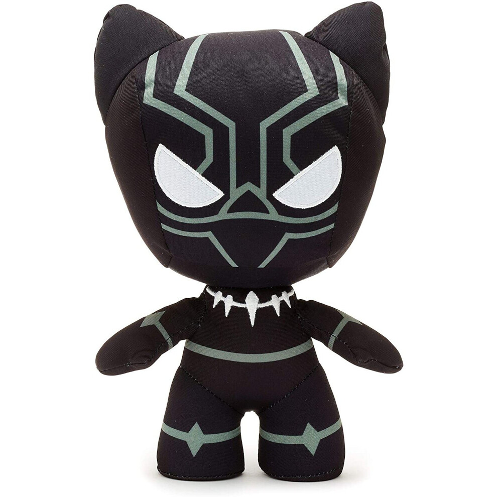 Disney Store Panther Small Soft Plush Toy - Marvel - 28Cm Black
