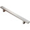 Loops Rectangular T Bar Pull Handle 293 x 20mm 224mm Fixing Centres Stainless Steel 1