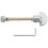Loops Spare Slim Thumbturn Lock and Release Handle 80mm Spindle Polished Chrome 1