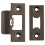 Loops Forend Strike & Fixing Pack Suitable for Tubular Latch Matt Bronze 1