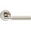 Loops PAIR Sectional Round Bar with Mitred Corner Concealed Fix Polished Satin Nickel 1
