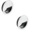 Loops 2x Circular Low Profile Recessed Flush Pull 90mm Diameter Bright Stainless Steel 1